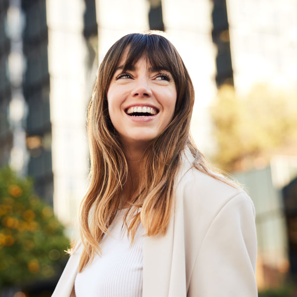 smiling woman