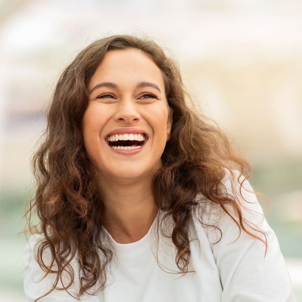 laughing young woman